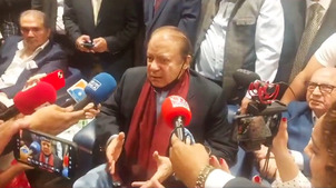 Former Pakistan PM Nawaz Sharif returns home after four years in self-imposed exile in UK