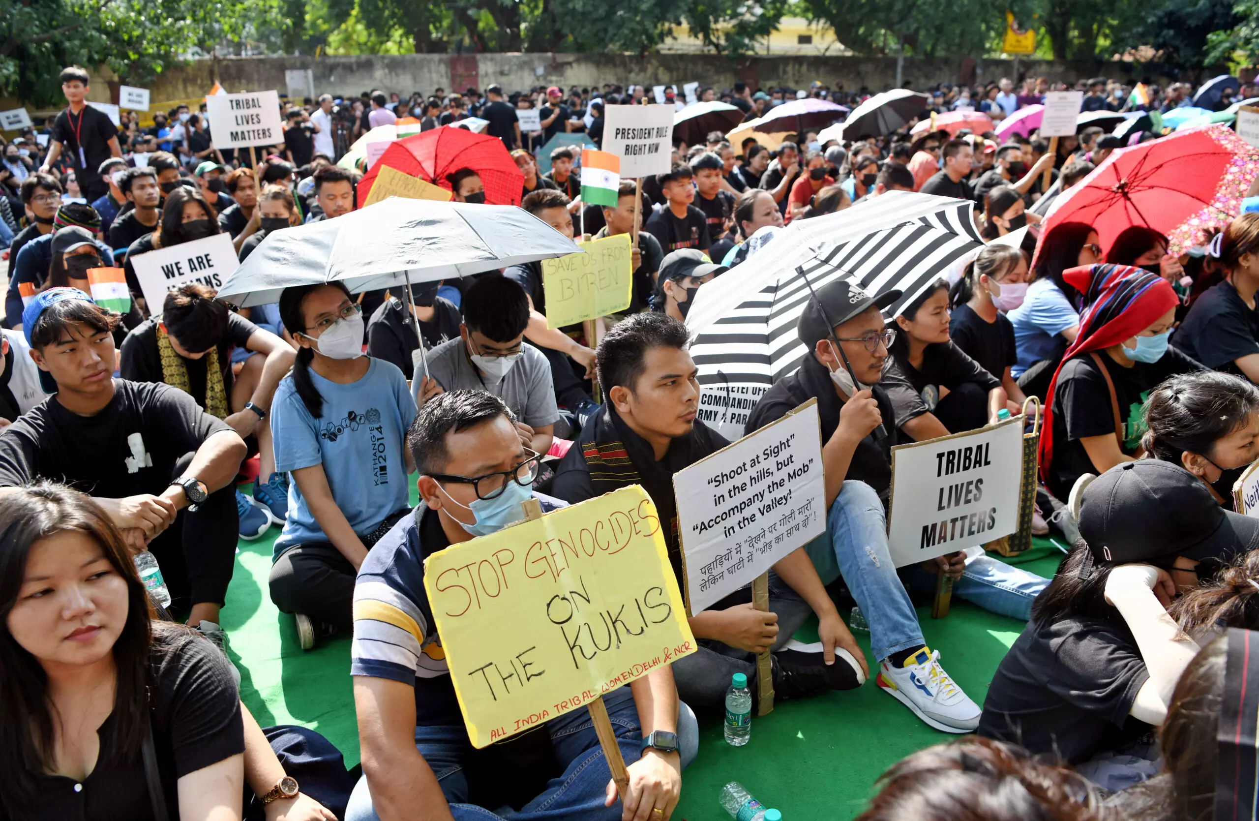 Manipur: Kuki Zo community brings out rallies demanding separate administration