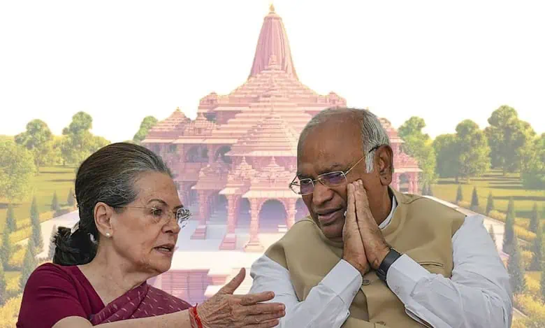 Cong chief Kharge, Sonia, Adhir decline Ram temple consecration invite