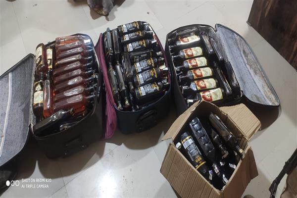 Large quantity of Alcohol seized, 2 arrested in Kupwara: Police