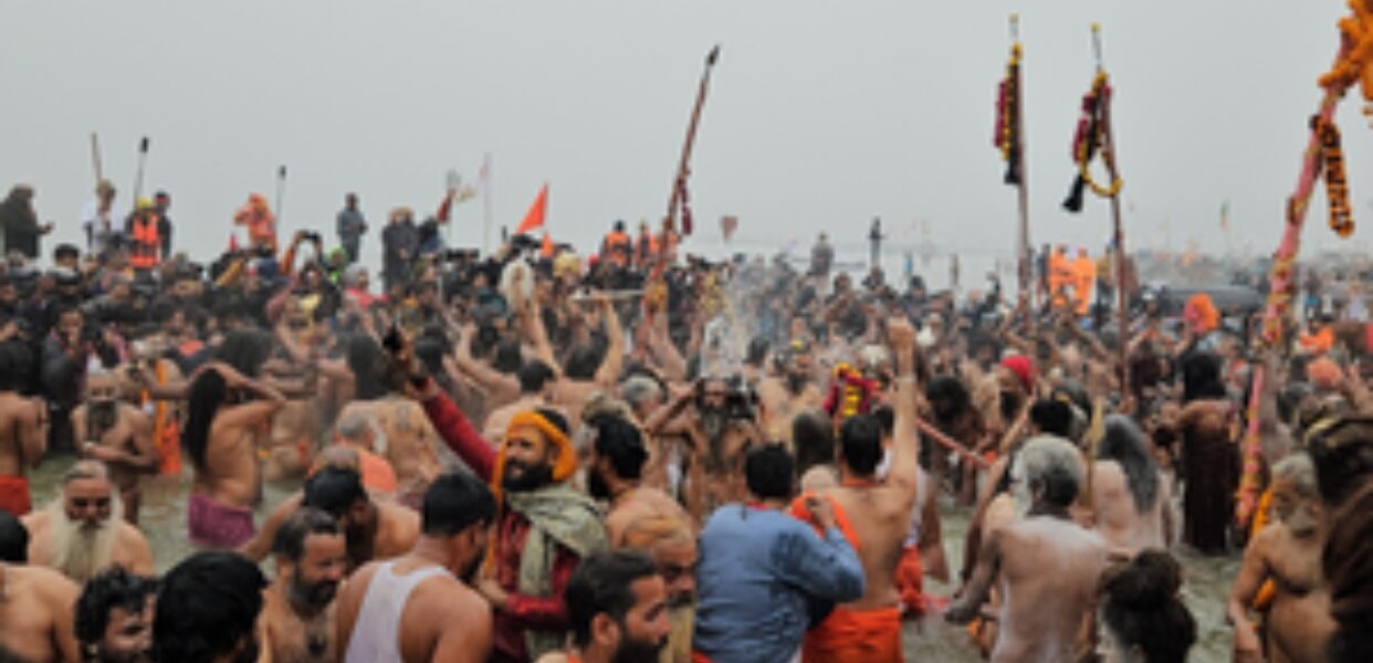 The Maha Kumbh festival, which commenced on Monday with the 'Pavitra Snan,' observed its second day on Makar Sankranti, coinciding with the start of the 'Amrit Snan.'